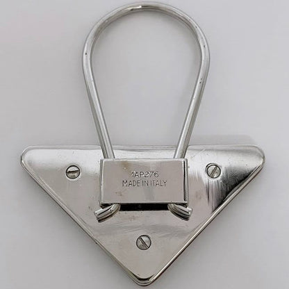 Prada Key Ring Pink Silver Hardware 1 Ap276
