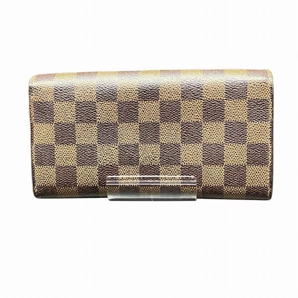 Louis Vuitton Damier Portefeuille Sarah N61734 Long Wallet Unisex
