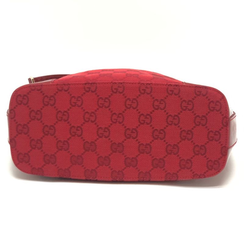 Gucci Shoulder Bag GG Canvas 002058 GG Canvas Red