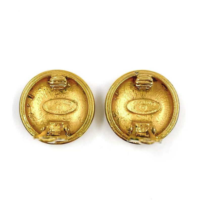 Chanel Coco Mark Vintage GP Earrings