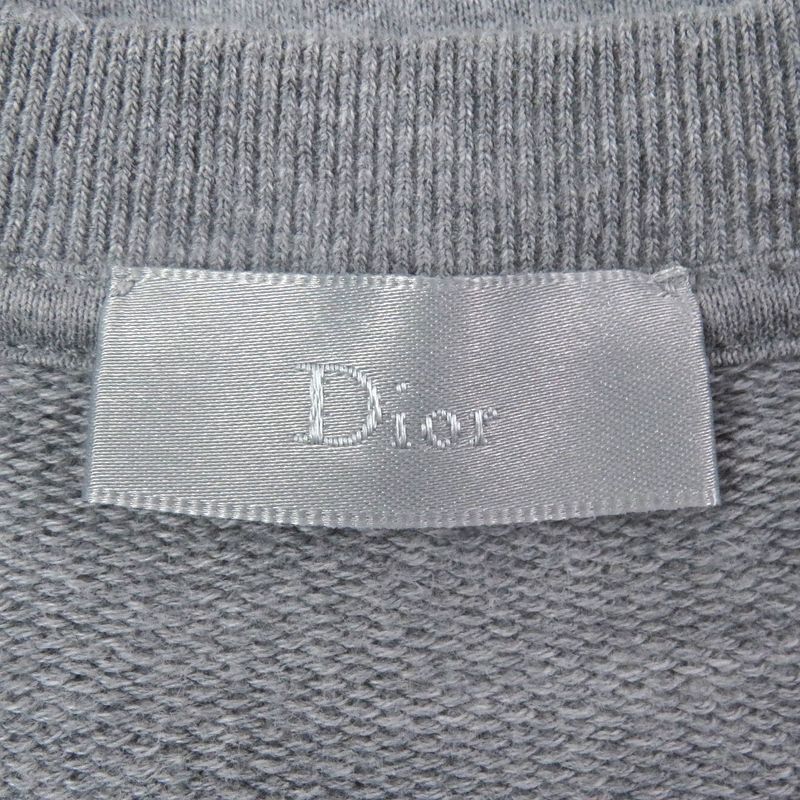 DIOR Homme DIOR Homme 733j602i1664 100% Cotton HarDIOR Logo Crew Neck Sweatshir