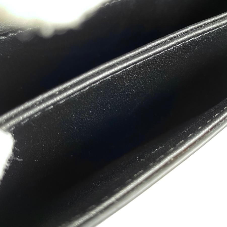 Celine Shoulder Bag Teen Triomphe Bag 188423bf438si Shiny Calfskin Black Silver