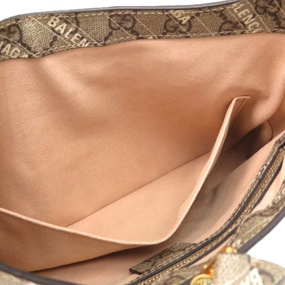 Gucci X Balenciaga Jackie 636706 Polyester Cotton Beige 0294 Handbag Gucci