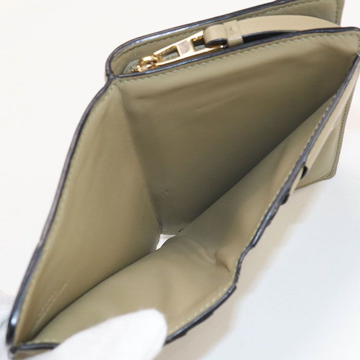 Loewe Compact Zip Wallet Puzzle C510z41x01 Bifold Wallet Leather Women