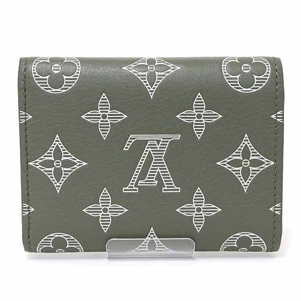 Louis Vuitton Victor Wallet Trifold Wallet Monogram Shadow M13216 Olive Green S