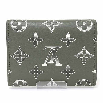 Louis Vuitton Victor Wallet Trifold Wallet Monogram Shadow M13216 Olive Green S