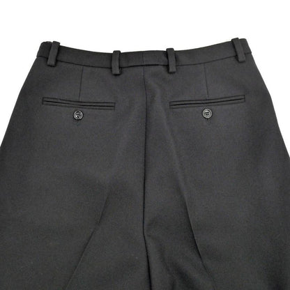 Gucci High Waist Wide Leg Pants 38 Size Black 721458 Wool Women's