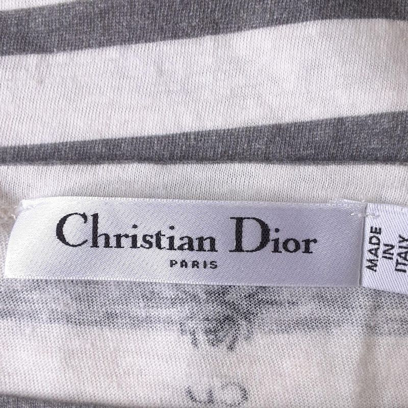 Dior/christian Dior Seventh Sleeve T-shirt Size XS Women - 023t05a4430 Ivory