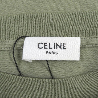 Celine 2x681671q Cotton Logo Print Short Sleeve Short Sleeve Loose T-shirt