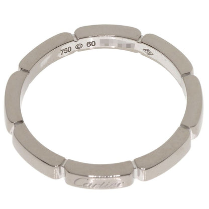 Cartier Maillon Panthère #60 Ring 18K White Gold Unisex