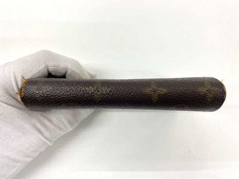 Louis Vuitton Monogram Porte Monet Vieux Trésor Fold Wallet With L-shaped