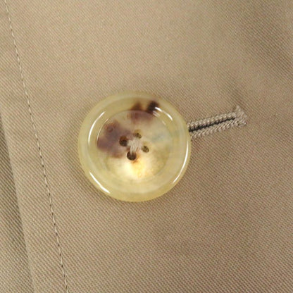 Celine 2m82a004n Technical Cotton Oversized Mack Coat Beige 46 Made In Italy