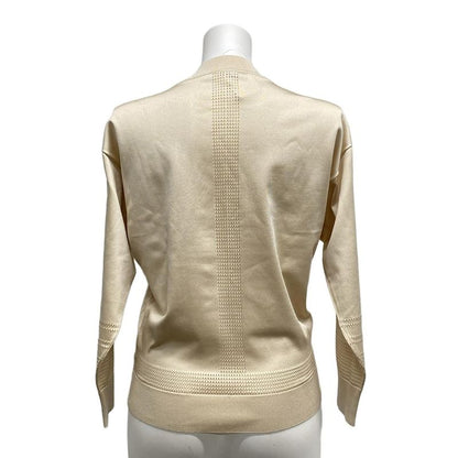 Hermes Long Sleeve Cut And Sewn Size 34 S Women - 3e2618d9 Ivory Crew Neck /