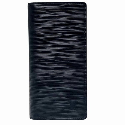 Louis Vuitton Epi Portefeuille Brazza M60622 Noir Black Long Wallet Bifold