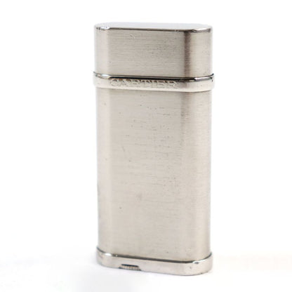 Cartier Godron Hairline Logo Engraved Oval Form Roller Lighter