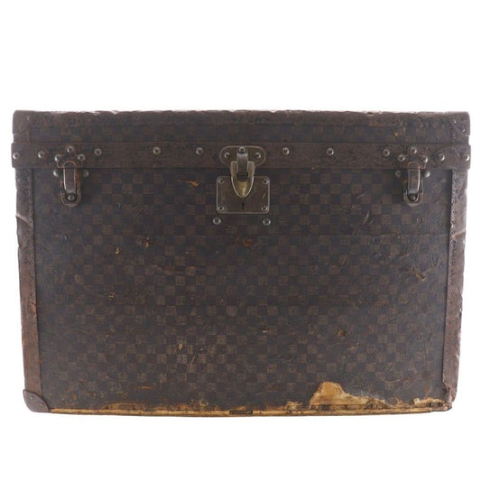 Louis Vuitton Vintage Damier Canvas Brown Unisex Trunk