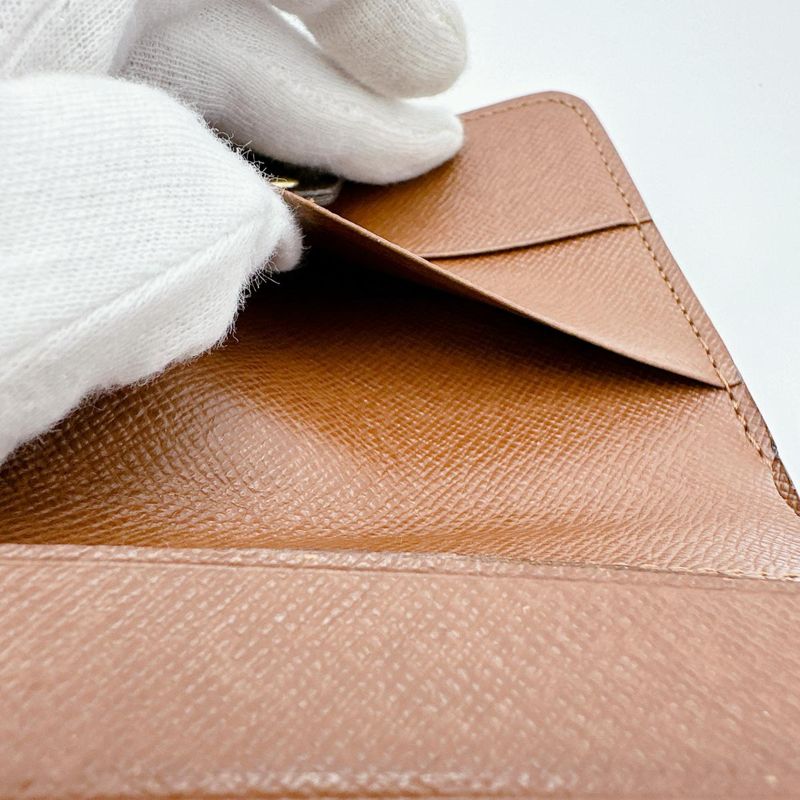 Louis Vuitton M61667 Monogram Compact Zipped Wallet With Zipper Pocket For