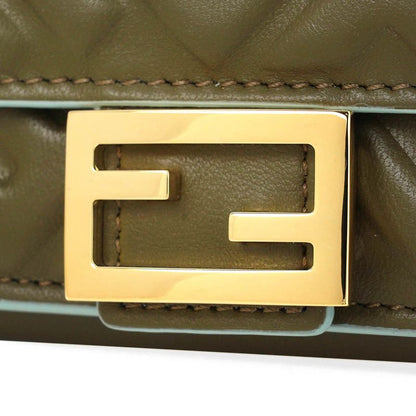 Fendi Trifold Wallet Baguette Green