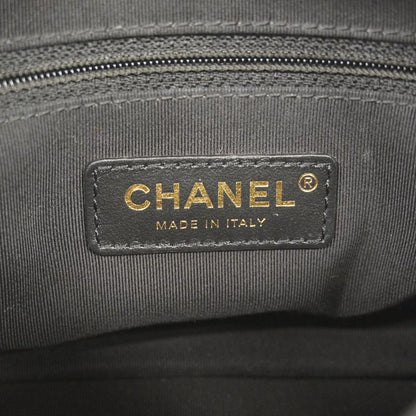 Chanel Shoulder Bag Matelasse Lambskin Black Chien Pan Gold Hardware Women