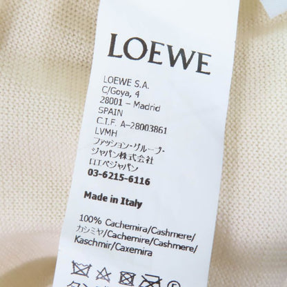 LOEWE S359y16k24 100% Cashmere Long Sleeve Knit Cardigan With Logo Hardware