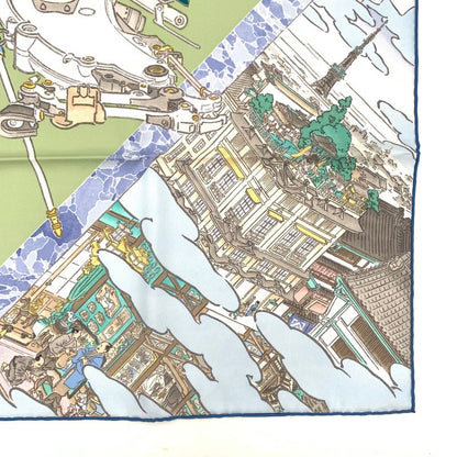 Hermes Carre 90 Les Artisans D'hermes Artisans Scarf 100% Silk