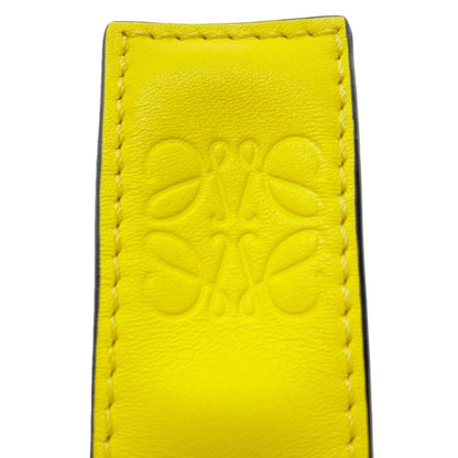 Loewe Slap Bracelet Anagram Yellow Leather Women's Accessories
