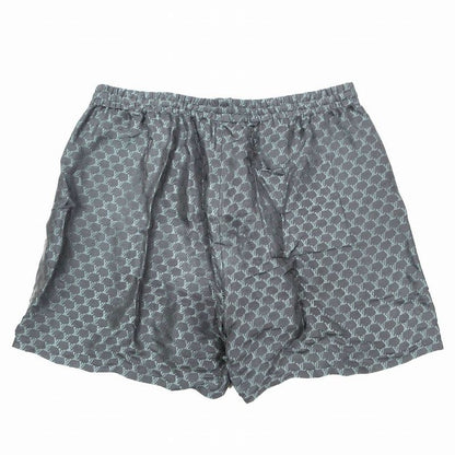 Louis Vuitton 24aw Jacquard Monogram Silk Plend Shorts Grey Size XL Men's