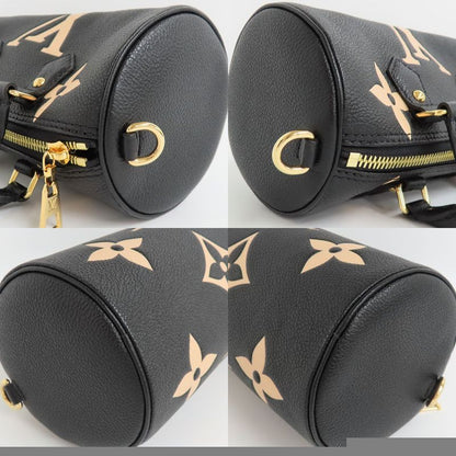 Louis Vuitton Papillon BB M45980 Monogram Empreinte 2WAY Handbag Black