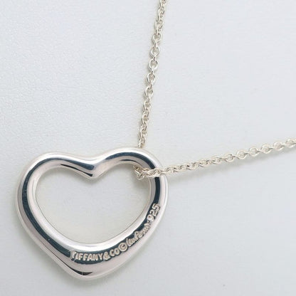 Tiffany & Co Open Heart Elsa Peretti 925 Silver Ladies 6.0g Necklace