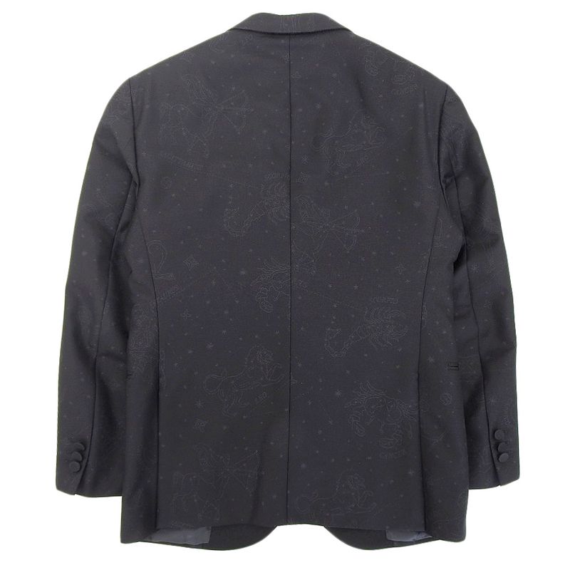 Louis Vuitton 2019 Item Hgcd3e LV Monogram Wool Silk 12 Constellations Dress