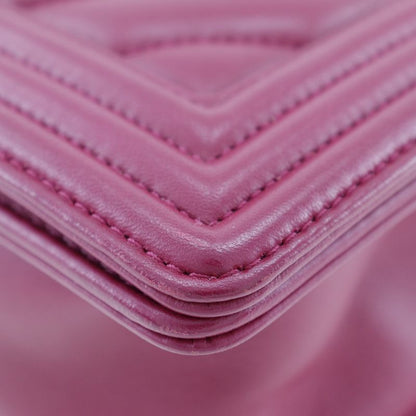 Chanel Boy Chanel Lambskin Women's Shoulder Bag