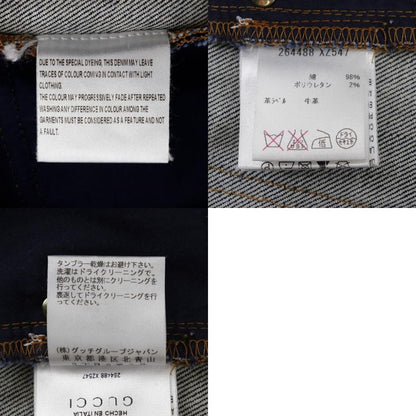 Gucci Bb05310310 Denim Navy Women's Mini Skirt