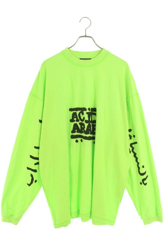 Balenciaga 22SS 707704 Tmvp6 ACID ARAB Damaged Long Sleeve Cut And Sewn Men's 3