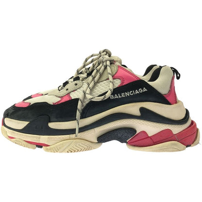 Balenciaga Triple S Vintage Processed Low Cut Sneakers 517334 Pinkish 37