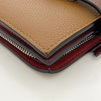 Loewe Bifold Wallet Brown Anagram C660z41x01 Excellent Condition