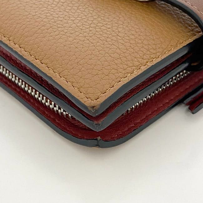 Loewe Bifold Wallet Brown Anagram C660z41x01 Excellent Condition