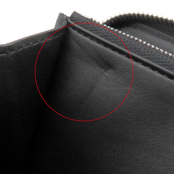 Louis Vuitton Long Wallet Zippy Wallet Monogram Mahina Noir Black Silver