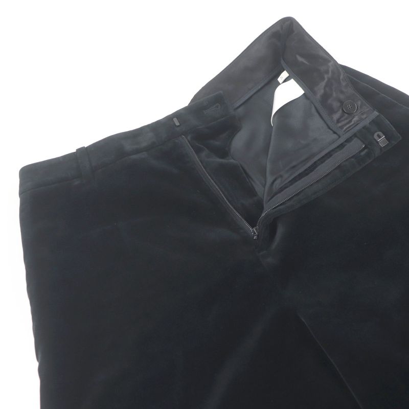 Celine 2p443226d Velour Bermuda Pants Shorts Half Pants Black 40 Made In Italy