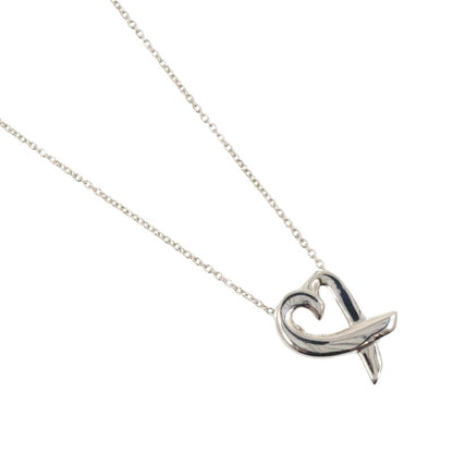Tiffany & Co Loving Heart 925 Silver Ladies 2.83g Necklace