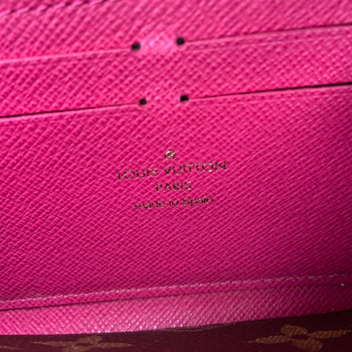 Louis Vuitton Monogram Portefeuille Clemence Round Zipper Long Wallet M64201