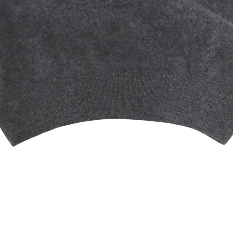 Christian Dior Cashmere Knit Pearl Button Long Sleeve 354s48am053 Sweater Gray