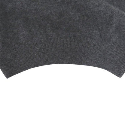Christian Dior Cashmere Knit Pearl Button Long Sleeve 354s48am053 Sweater Gray
