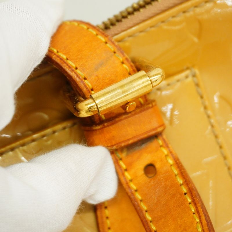 Louis Vuitton Shoulder Bag Vernis Rosewood Avenue M93509 Noisette Women's