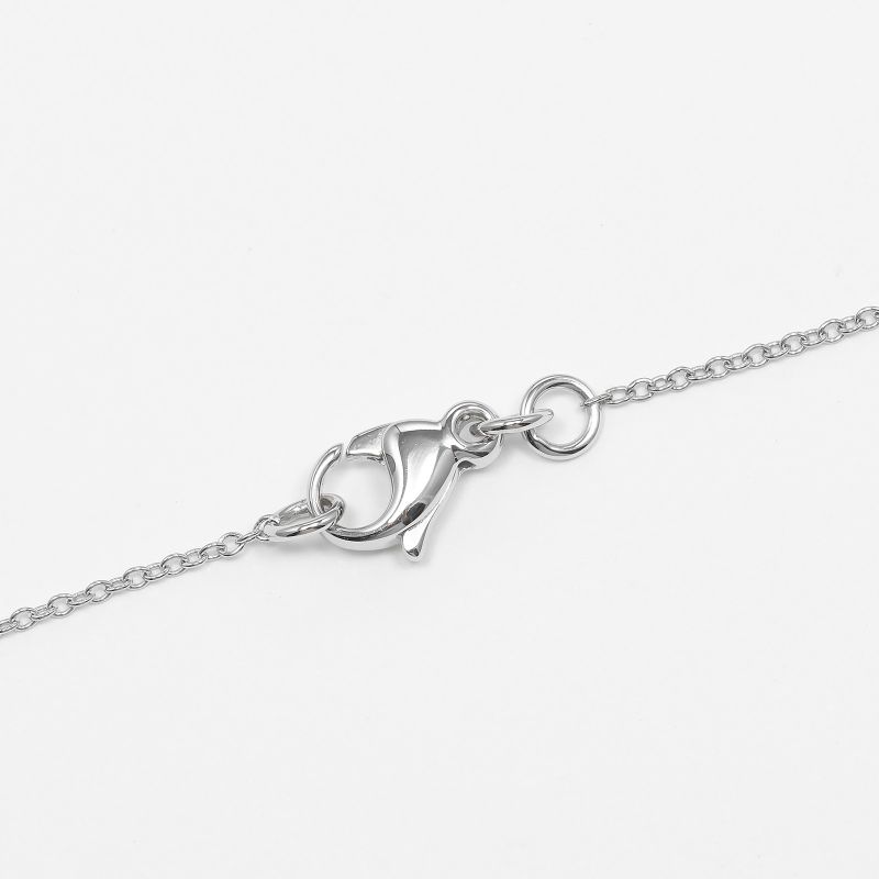 Tiffany & Co Metro Cross 18kwhite Gold Ladies 5.5g Necklace