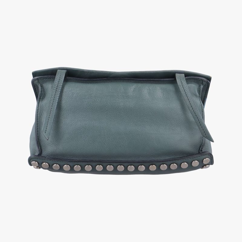 Prada Etiquette Greyish Green Leather 1bd082180/h