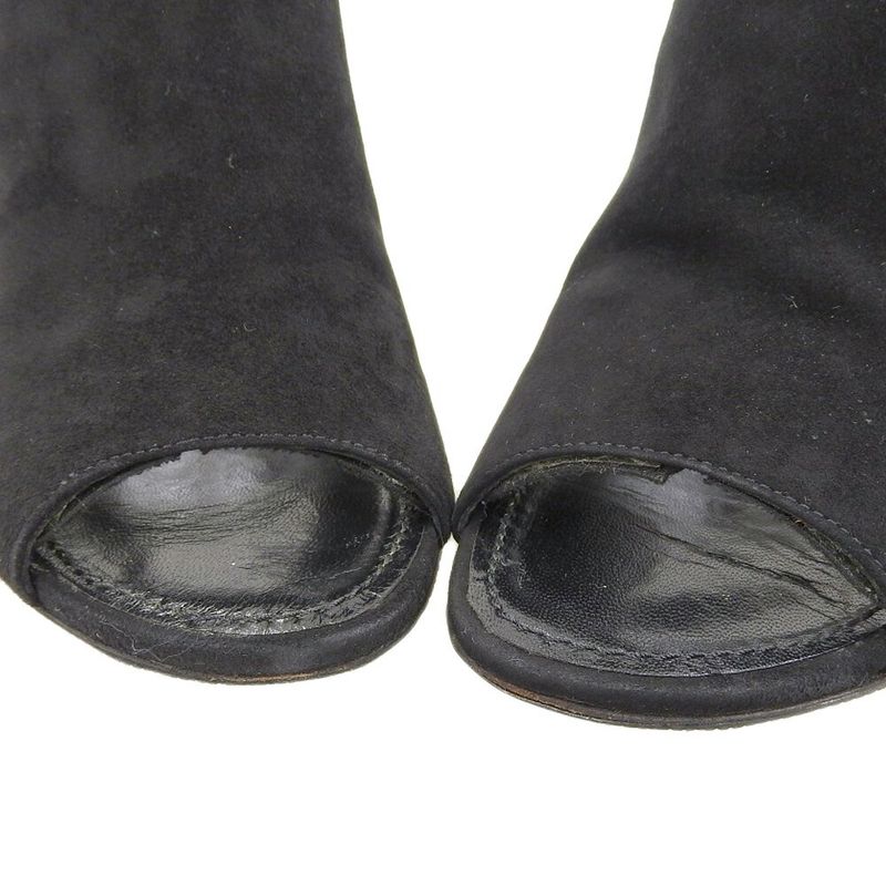 Louis Vuitton 2016 Item Essential V Suede Leather Open Toe Sabo Sandals Mules