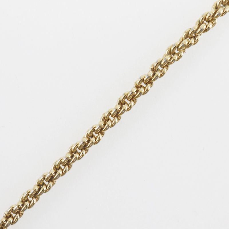 Dior Emblem Logo Vintage Gold Plated Gold Ladies 74.6g Necklace