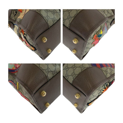 Gucci Sherry Line Courier Beige Brown Multicolor 459311 Shoulder Bag Handbag