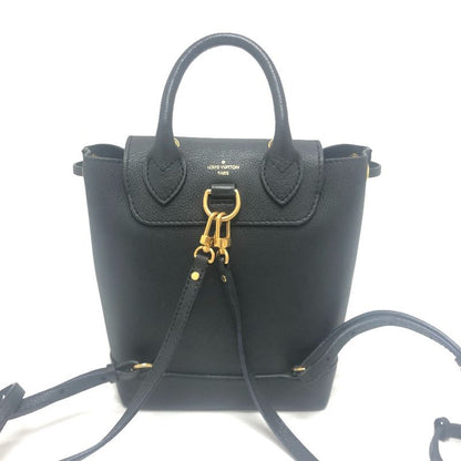 Louis Vuitton Backpack Sac Lock Me M54573 Leather Black