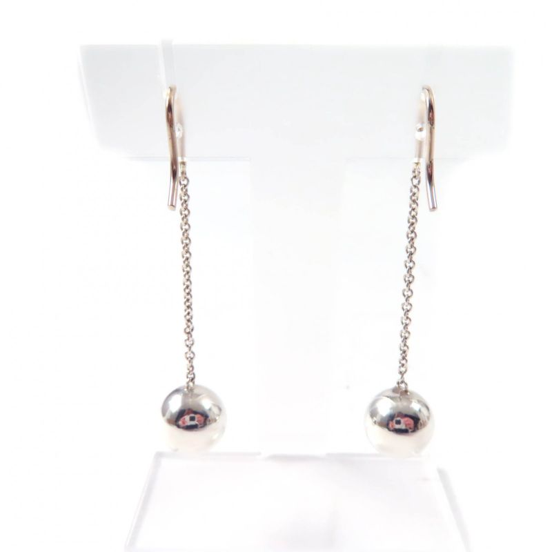 Tiffany & Co Hardware Ball Drop Earrings Accessory Ag925 Silver